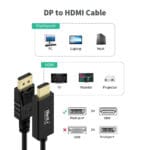 Full-HD Display Port TO HDMI Cable 3 Meter (1080P@60hz) - Image 7