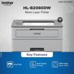Brother HL-B2080DW Mono Laser Printer - Image 3