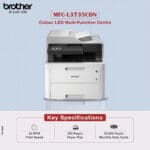 Brother MFC-L3735CDN Color LED Multifunction Centre with Duplex & Networking Technology - Image 2