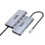 Powerful Connectivity - Type-C 10 In 1 Hub with HDMI / VGA / Gigabit Lan (Rj45) / Card reader / USB 2.0 / USB 3.0 /Audio and PD - Image 2