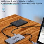 Powerful Connectivity - Type-C 10 In 1 Hub with HDMI / VGA / Gigabit Lan (Rj45) / Card reader / USB 2.0 / USB 3.0 /Audio and PD - Image 8