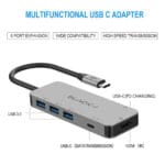Powerful Connectivity - Type-C 3 in 1 Docking station with HDMI / USB 3.0 / USB-C and PD - Image 3