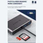 Powerful Connectivity - Type-C 8 in 1 Docking station with Dual HDMI / USB3.0 / USB2.0 / Type-C PD / Micro SD Card / SD Card / Gigabit Lan - Image 3