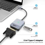 Black-i Powerful Connectivity - Type-C To DVI With USB 3.0 (4k@30Hz) - Image 3