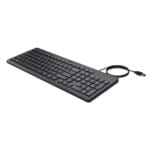 HP-Wired Keyboard 150-Plug and Play USB Connection and LED Indicator
