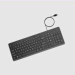 HP-Wired Keyboard 150-Plug and Play USB Connection and LED Indicator - Image 4
