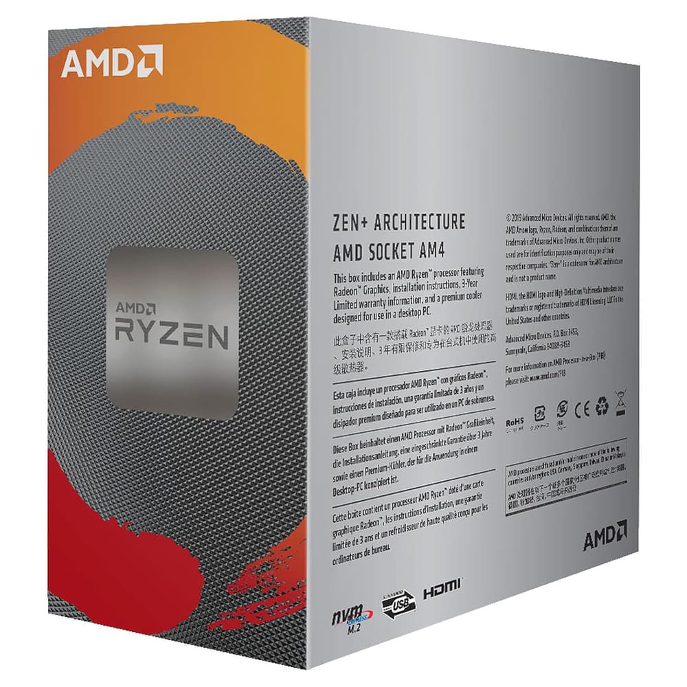 AMD Ryzen 3 3200G Processor with RadeonVega 8