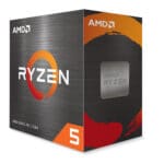 AMD Ryzen 5 5500 Processor Cache 3.6 GHz Upto 4.2 GHz Socket AM4 500 Series Chipset - Image 2